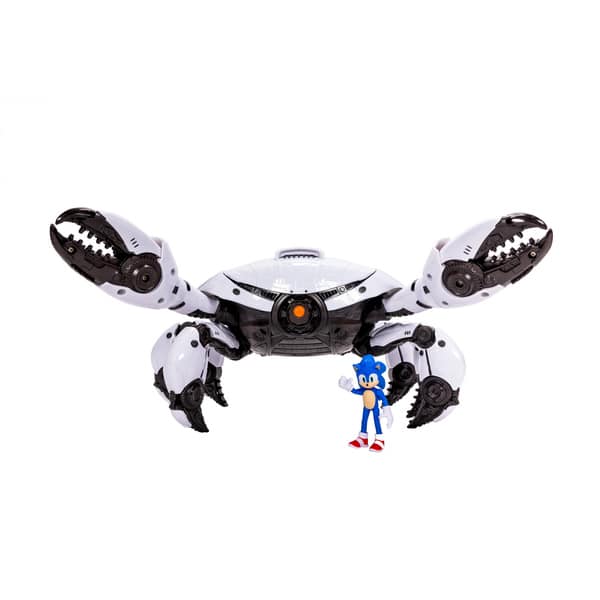 Set de combat Crabe-Robot et figurine 6cm