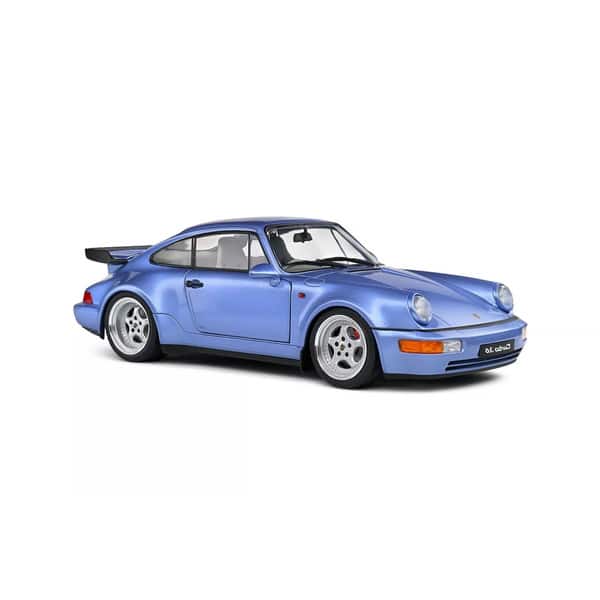 Porsche 911 (964) Turbo Bleu 1990 1/18