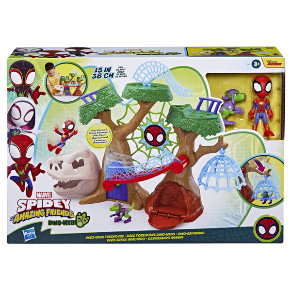 Base forestière Dino-Webs avec 2 figurines - Spidey