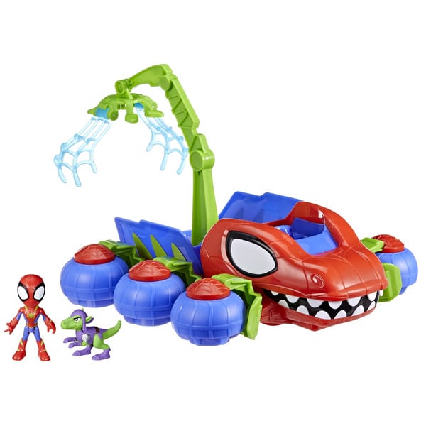 Véhicule Dino-Webs et 2 figurines Spidey