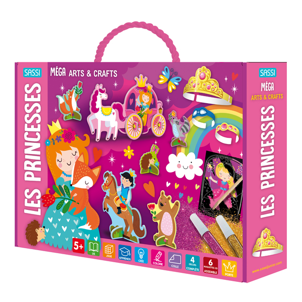 Mega boîte Arts & Crafts - Les princesses