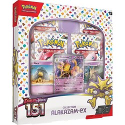 Coffret Pokémon 4 boosters Alakazam-Ex - Ecarlate et Violet - 151