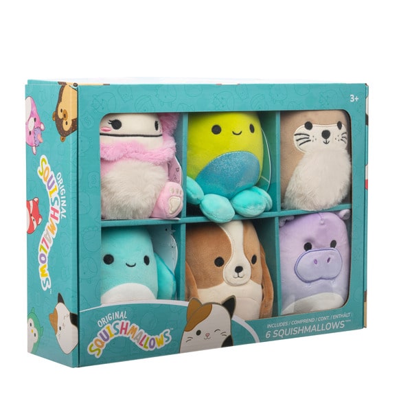 Peluches Squishmallows  x6 - 19cm