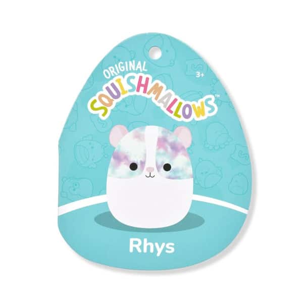 Peluche Squishmallows Rhys le Cochon d inde - 30 cm