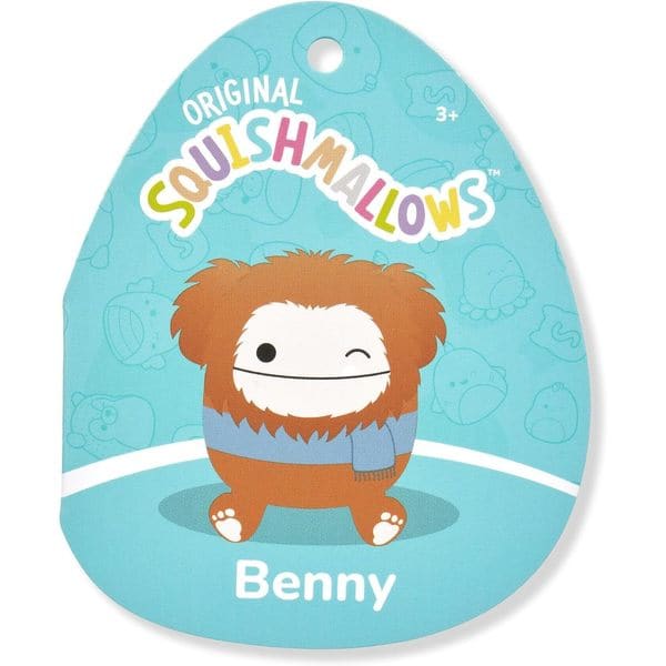 Peluche Squishmallows Benny le bigfoot - 30 cm