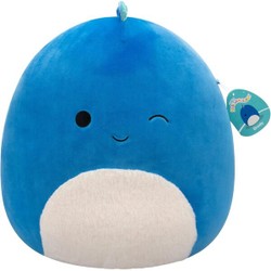 Peluche Squishmallows Brody le dino bleu - 40cm