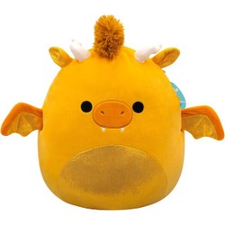 Peluche Squishmallows Mister le dragon doré - 40cm