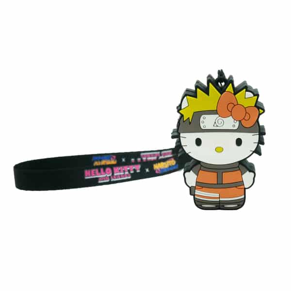 Réveil LED Naruto x Hello Kitty avec porte-cles