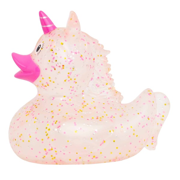 Canard de bain confettis licorne