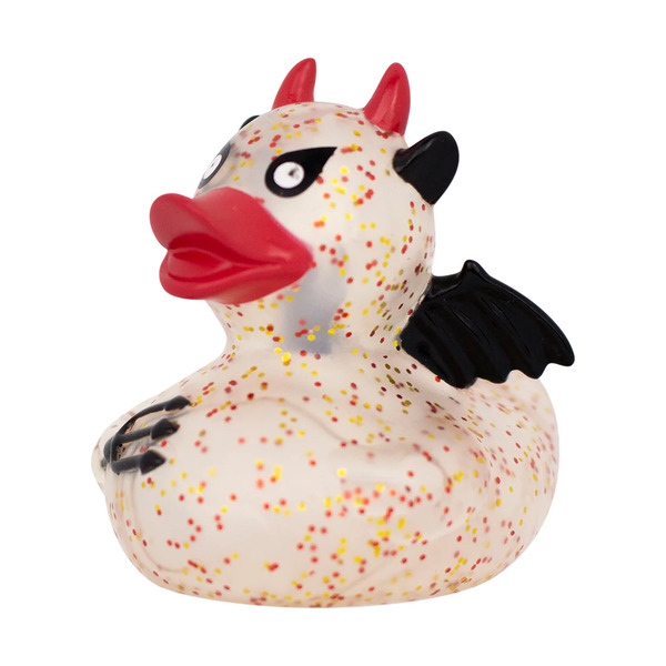Canard de bain paillettes Diable