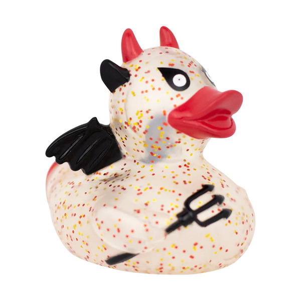 Canard de bain paillettes Diable