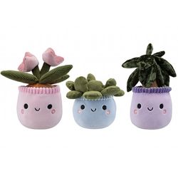 Plantes en peluche de 14 cm (assorties)