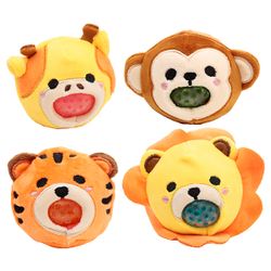 Jouet peluche à presser - Animaux sauvages
