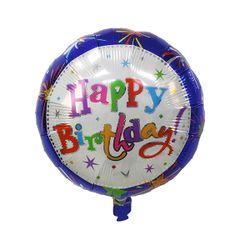 Ballon feuille Happy Birthday 45cm