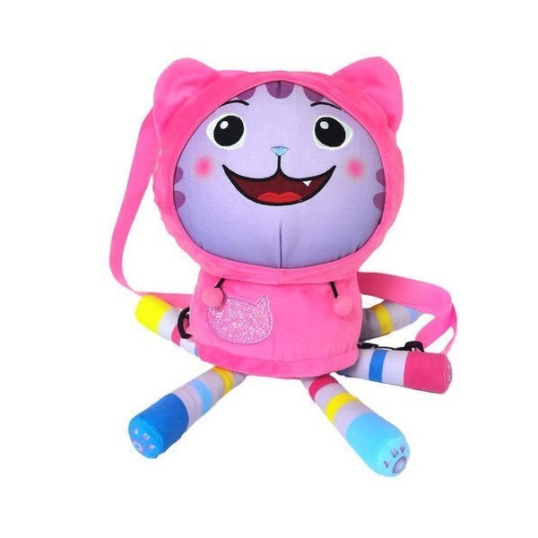 Peluche sac à dos Gabby et la Maison magique - DJ Miaou