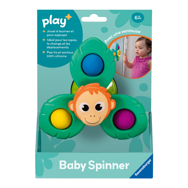 Baby Spinner Orang-Outan avec ventouse - Play +