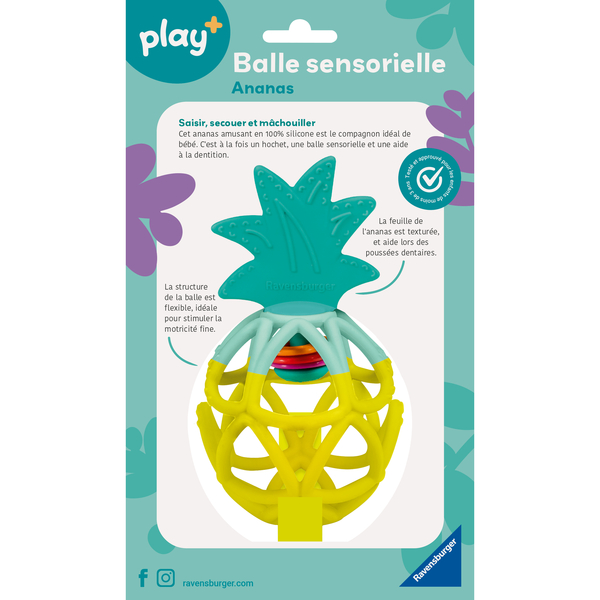 Balle sensorielle ananas - Play +