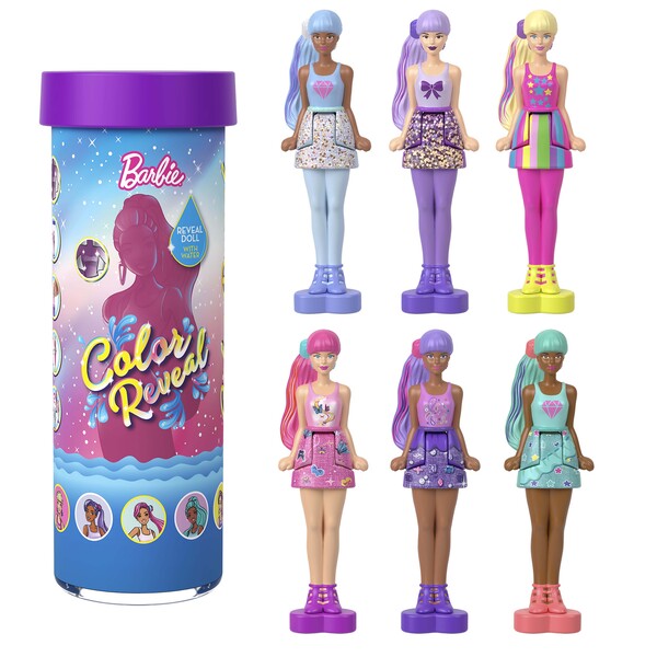 Figurine Barbie Color Reveal - Mini Barbie Land