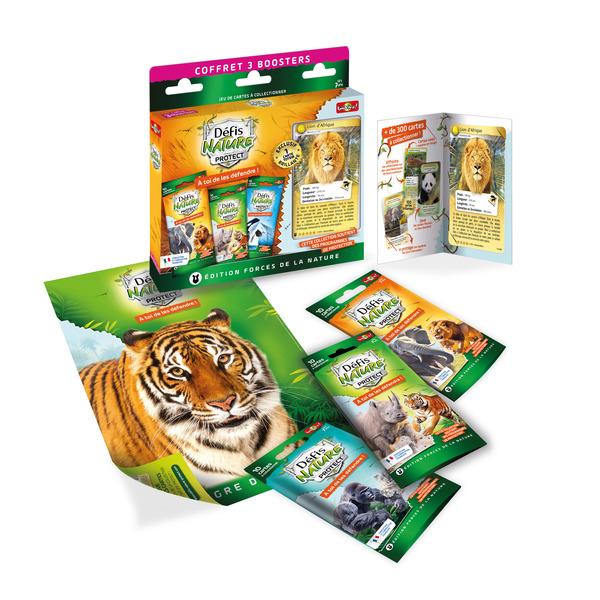 Coffret 3 boosters Défis Nature Protect