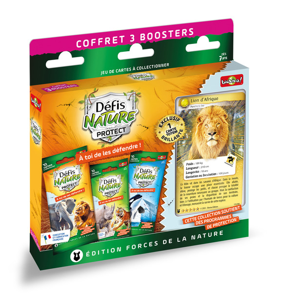 Coffret 3 boosters Défis Nature Protect