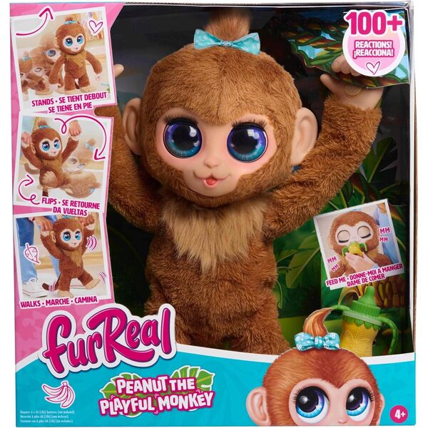 Peluche interactive FurReal Friends - Singe Peanut