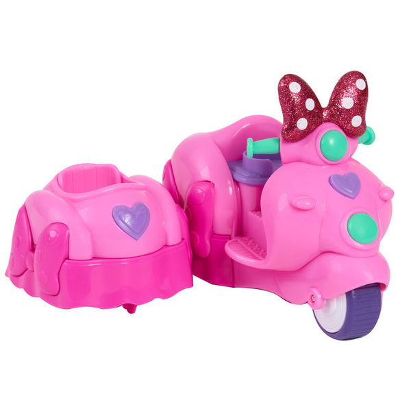 Figurine Minnie et son véhicule