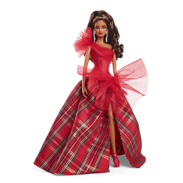 Poupée Barbie Joyeux Noël 2024 - Châtain