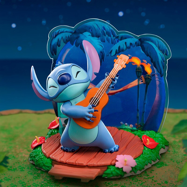 Figurine Stitch et sa guitare
