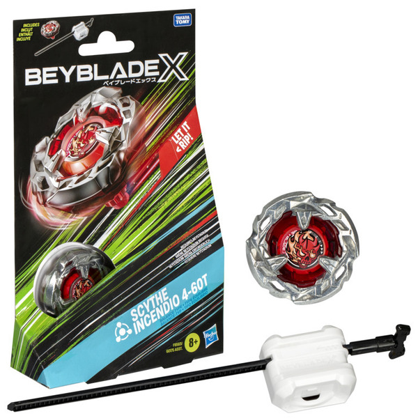 Toupie Beyblade X Scythe Incendio 4-60T Starter Pack