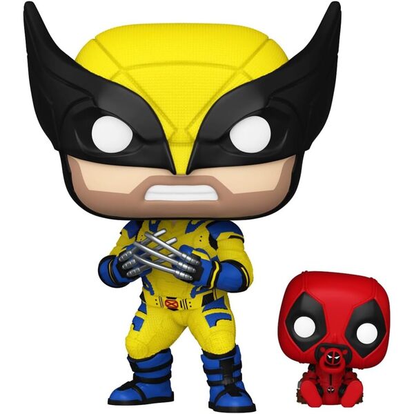 Figurine Wolverine et bébé Deadpool - Funko Pop - N°1403
