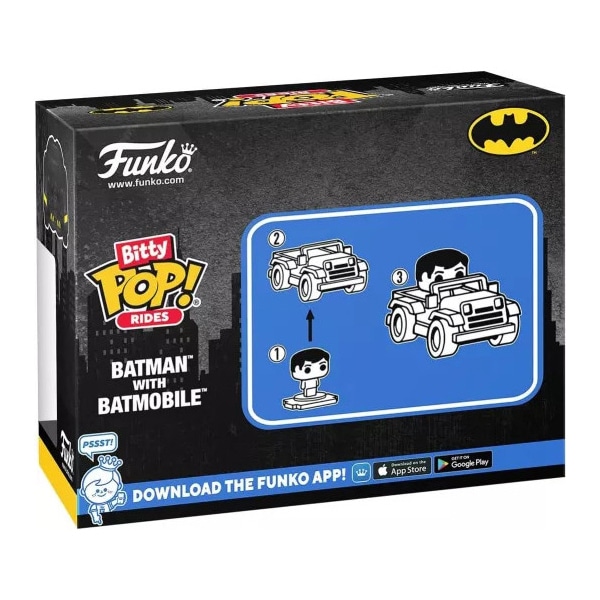 Coffret Bitty Pop rides - Batmobile et figurine Batman n°88