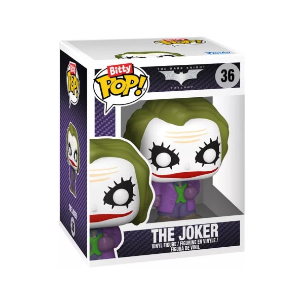 Présentoir Bat-Signal et 2 figurines Bitty Pop Batman et Joker