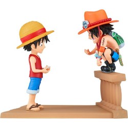 Figurine One Piece Monkey D Luffy et Portgas D Ace