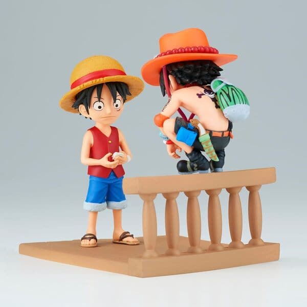 Figurine One Piece Monkey D Luffy et Portgas D Ace