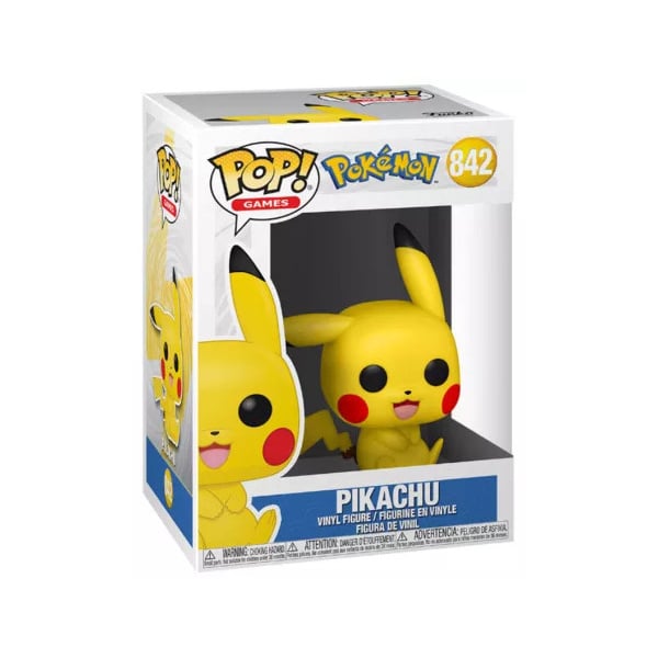 Figurine Pikachu Pokémon - Funko Pop n°842