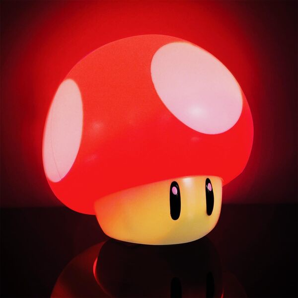 Lampe veilleuse sonore champignon Super Mario