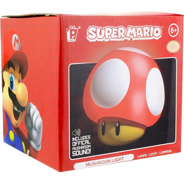 Lampe veilleuse sonore champignon Super Mario