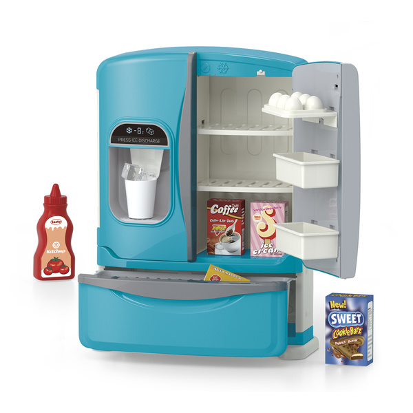 Réfrigérateur américain avec lumières et sons