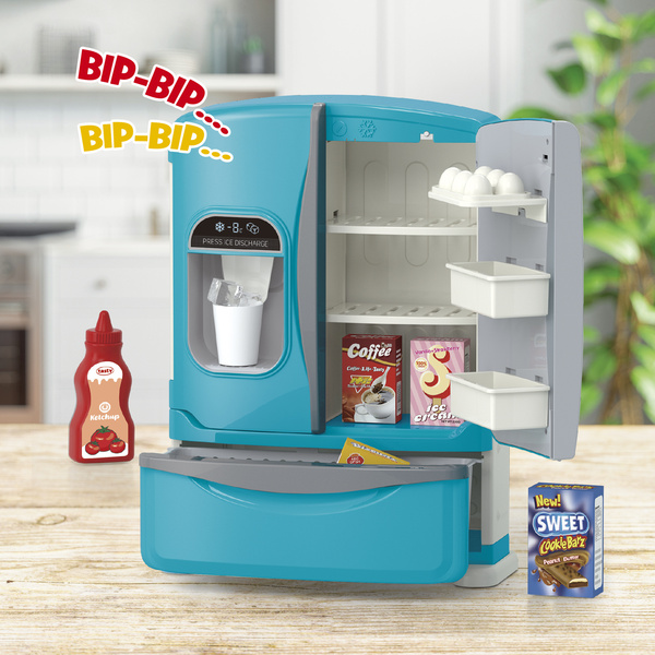 Réfrigérateur américain avec lumières et sons