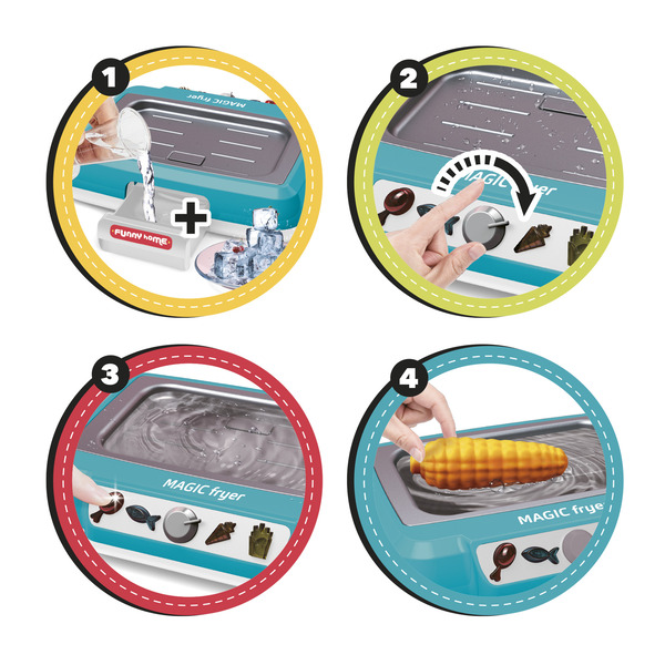 Magic color fryer - friteuse interactive