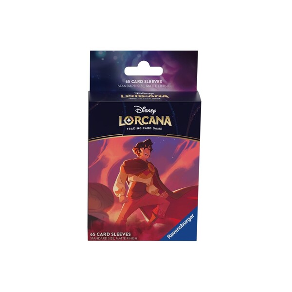 Disney Lorcana - Pack 65 protège-cartes Sleeves Aladdin