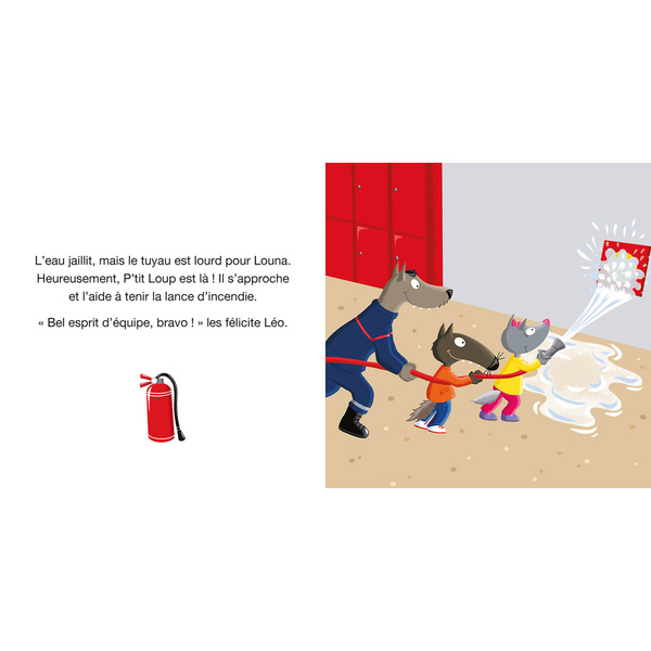 P tit loup veut devenir pompier
