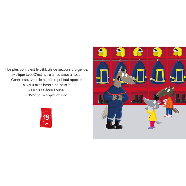 P tit loup veut devenir pompier