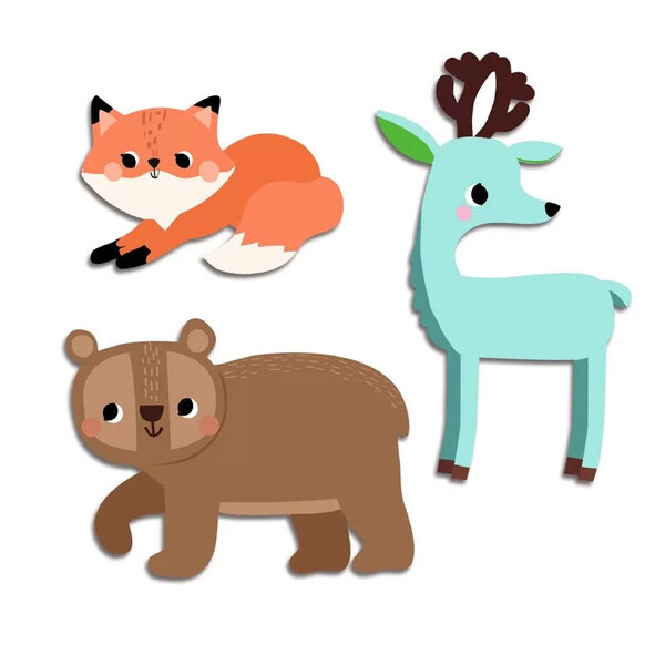 Gommettes Animaux de la fôret