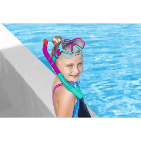 Kit de plongée junior 7 ans - violet