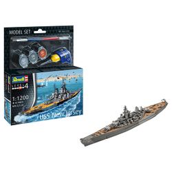 Maquette USS New Jersey 1/1200