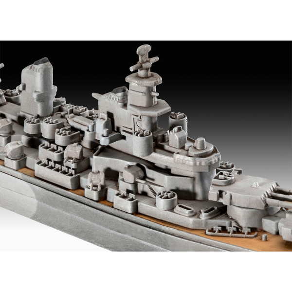 Maquette USS New Jersey 1/1200