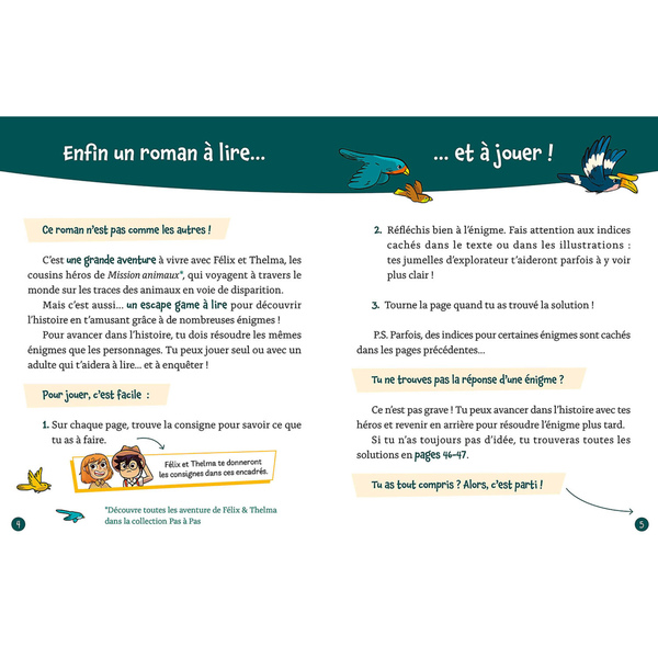 Mon roman énigme - Mission animaux