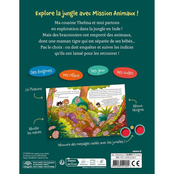 Mon roman énigme - Mission animaux