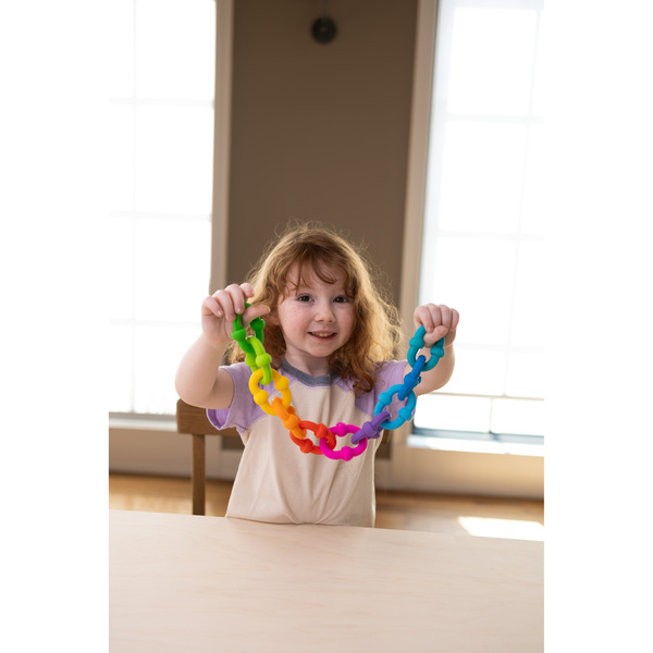 Liens Plip Links arc-en-ciel en silicone